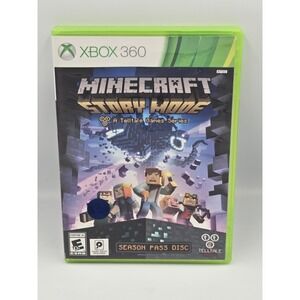 Minecraft: Story Mode Season Two 2 Microsoft Xbox 360 Disc‎ & Case